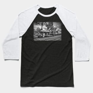 Bradley Manor - Black and White Baseball T-Shirt